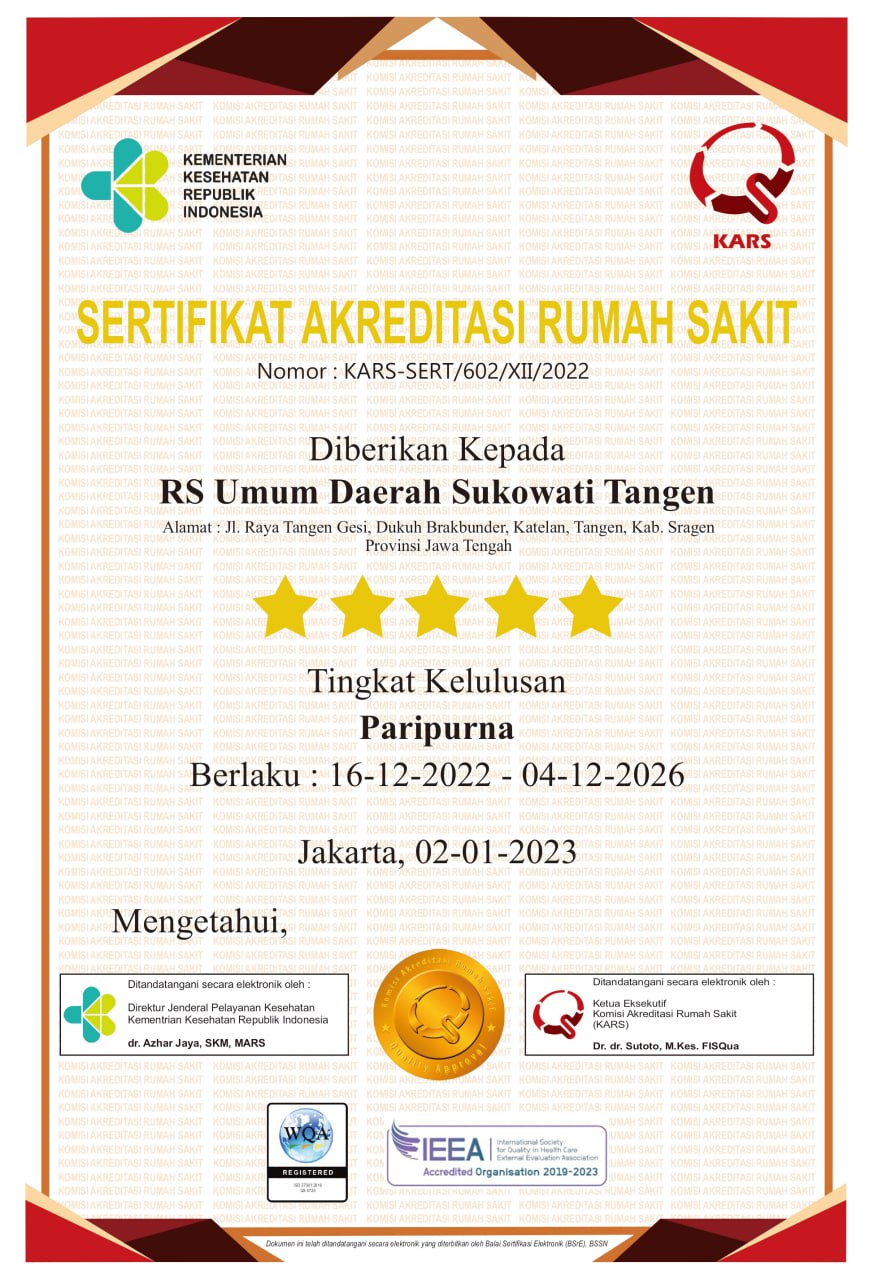 Sertifikat Akreditasi